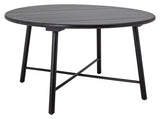 Bloomingville Lope Dining Table, Ø140, Black, Acacia