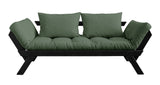 Bebop Sofa bed, Olive Green/Black