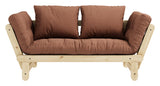 Beat Sofa Bed, Pine/Brown