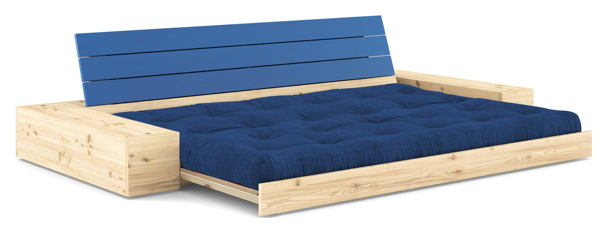 Base Sofa bed with Sideboxes, Royal Blue