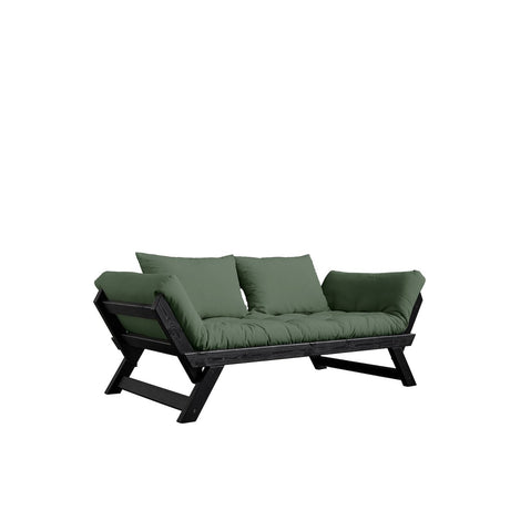 Bebop Sofa bed, Olive Green/Black