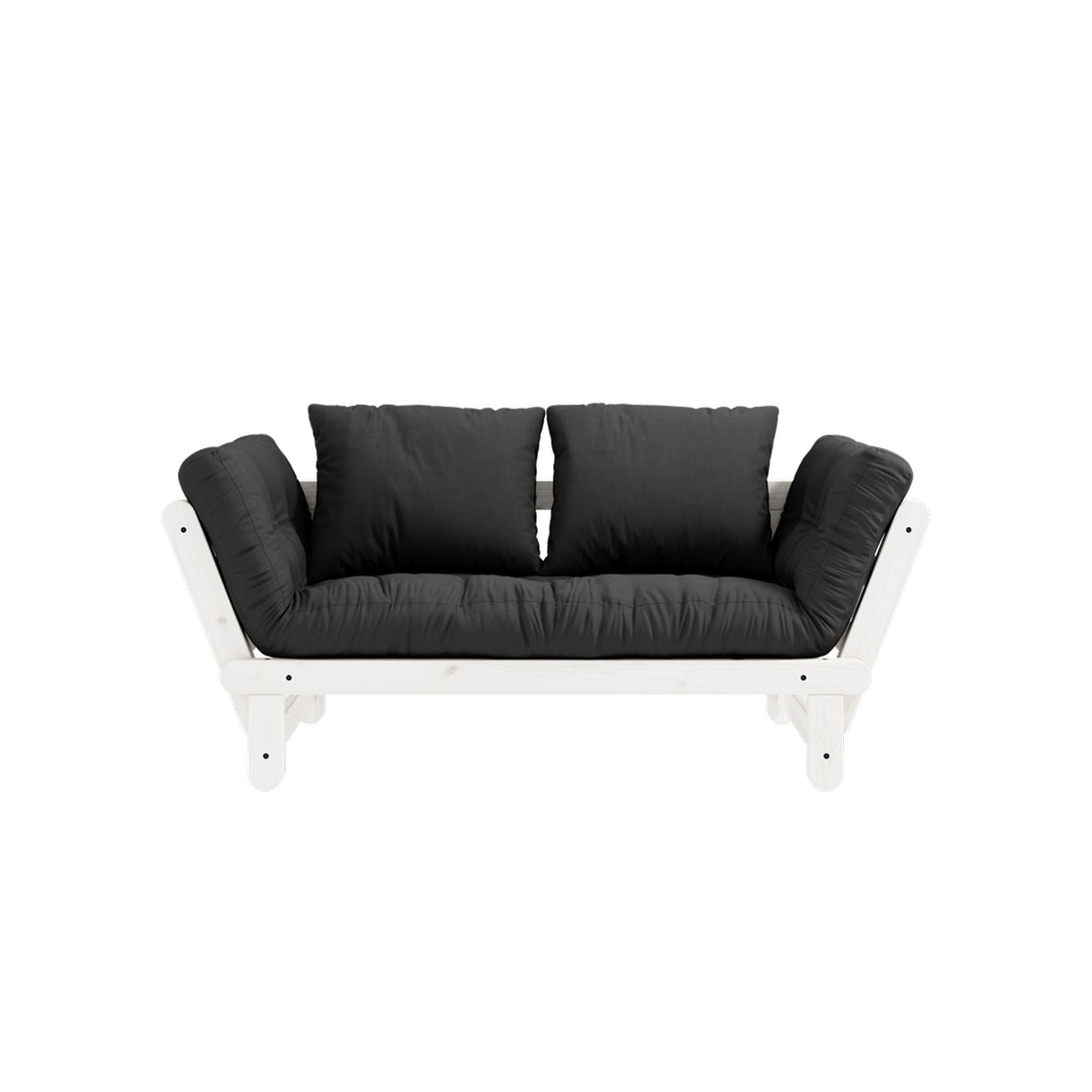 Beat, sofa bed, dark gray/white