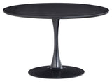 Sammy Dining Table Ø120 - Black