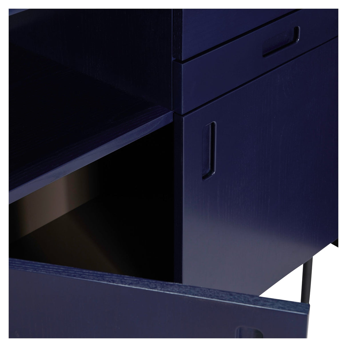 Study, Cabinet, dark blue/gray