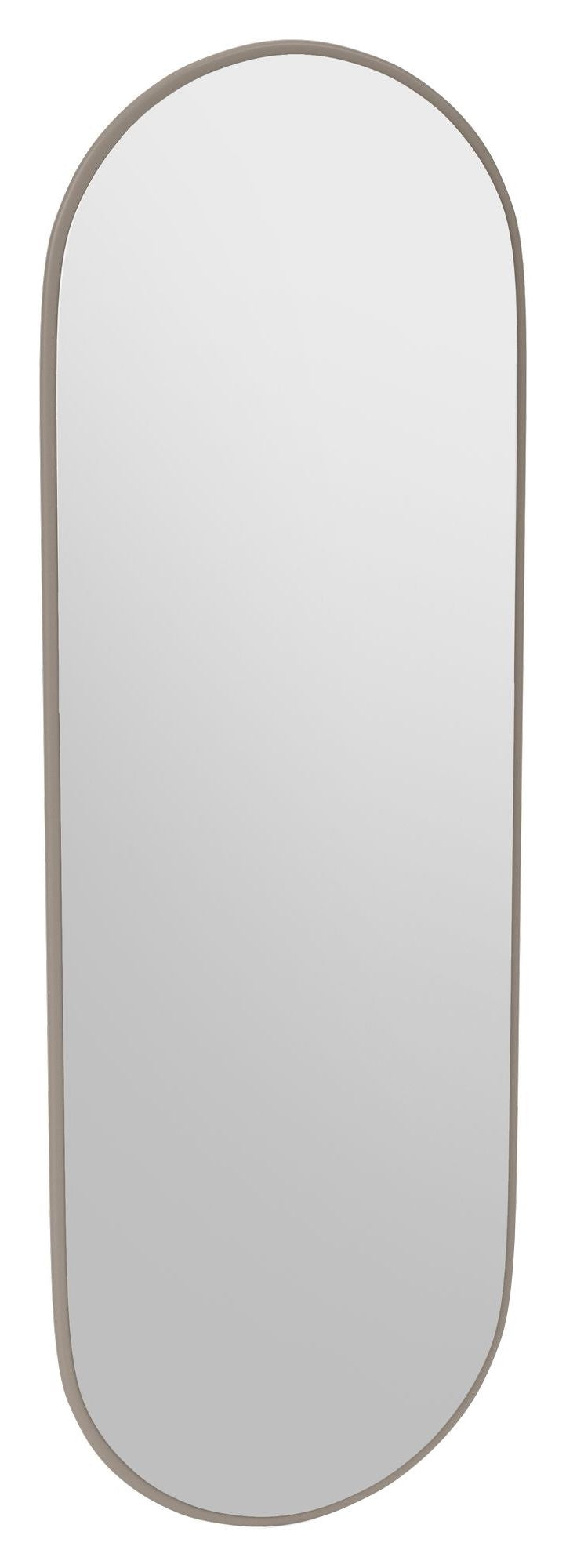 FIGURE Oval mirror, 141-Truffle