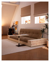 Base Sofa bed with Sideboxes, Gray/nature