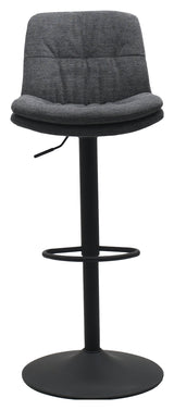 Colville, bar stool - gray/black