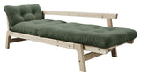 Step Sofa bed, Olive Green/Nature