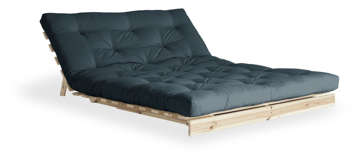 Roots 140 Sofa Bed, Petroleum Blue/Nature