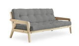 GRAB Sofa bed 130x200, Nature/Gray