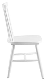 Riano, dining chair - white