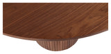 Bianca Dining Table Ø110 - Walnut