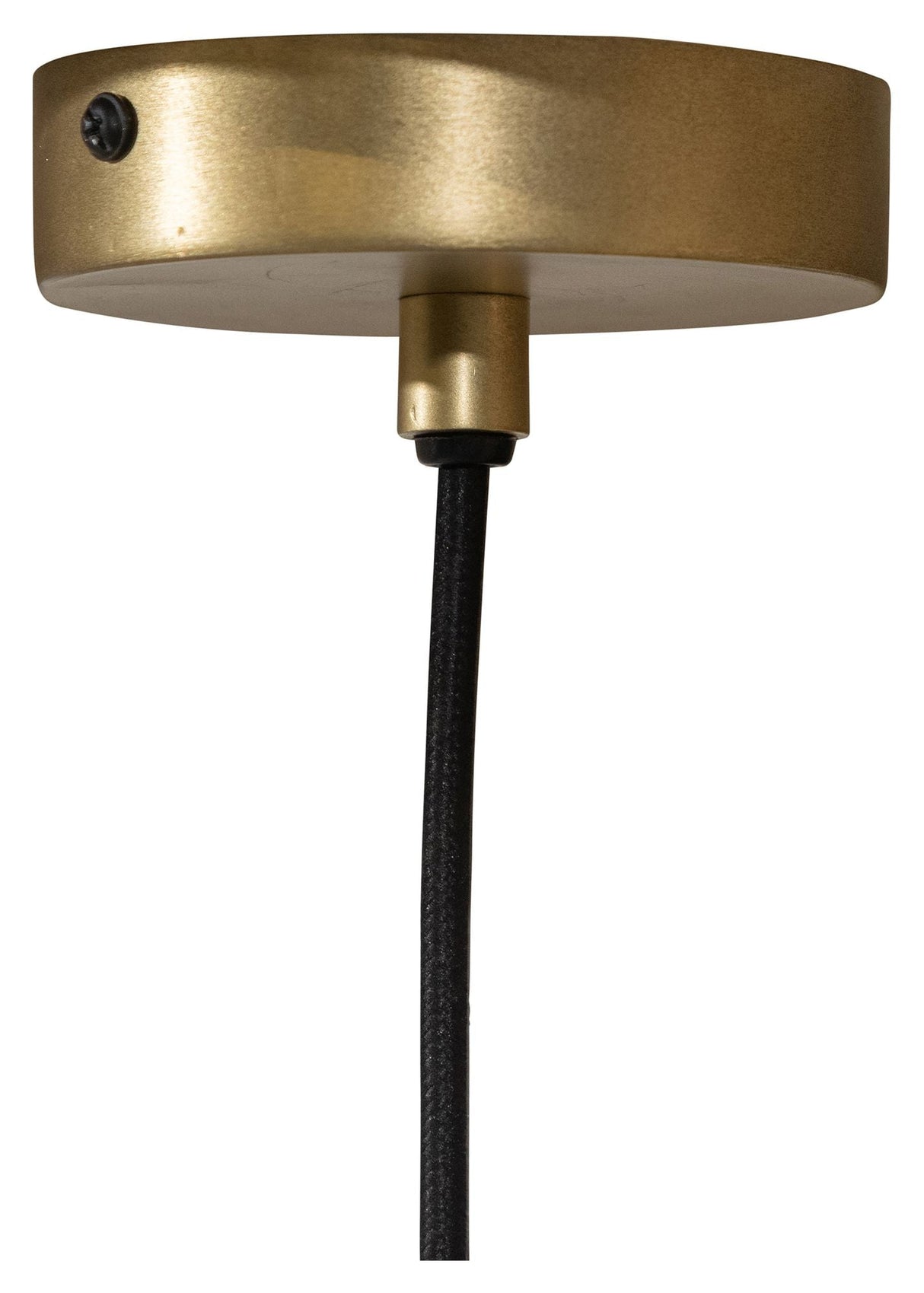 Safa Ceiling Lamp, Ø33, Brown Glass/Antique Brass