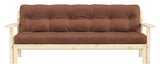 Unwind Sofa bed 190x100, clay brown