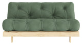 Roots 160 Sofa Bed, Pine/Olive Green,