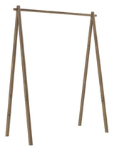 Hongi Clothes rack, Brown lacquered pine, 177x150