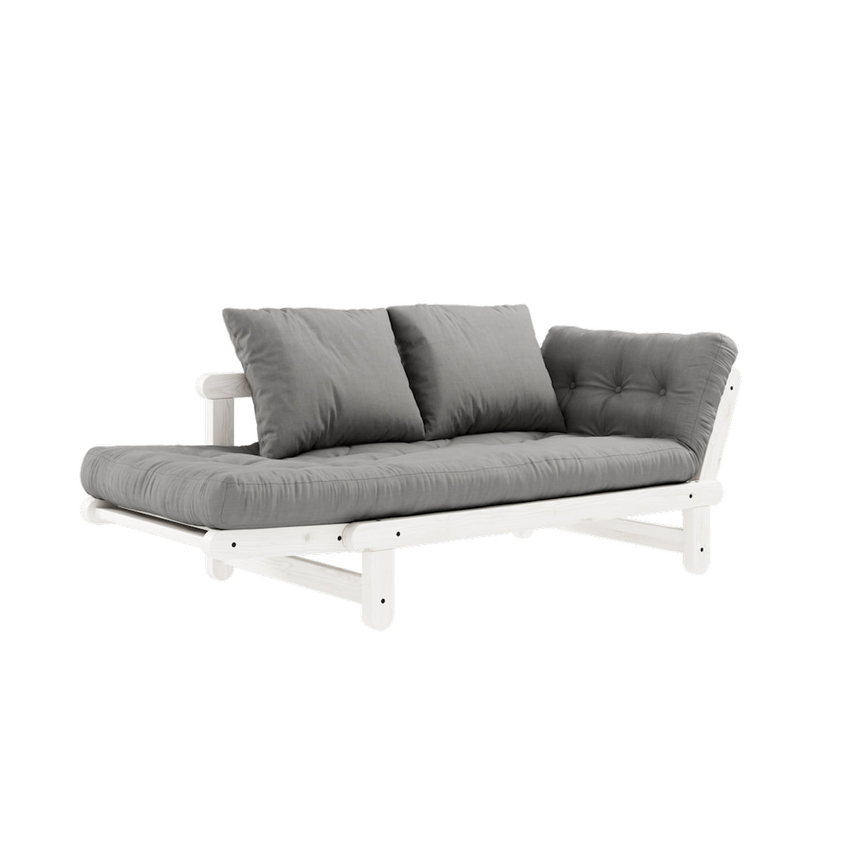 Beat, sofa bed, gray/white