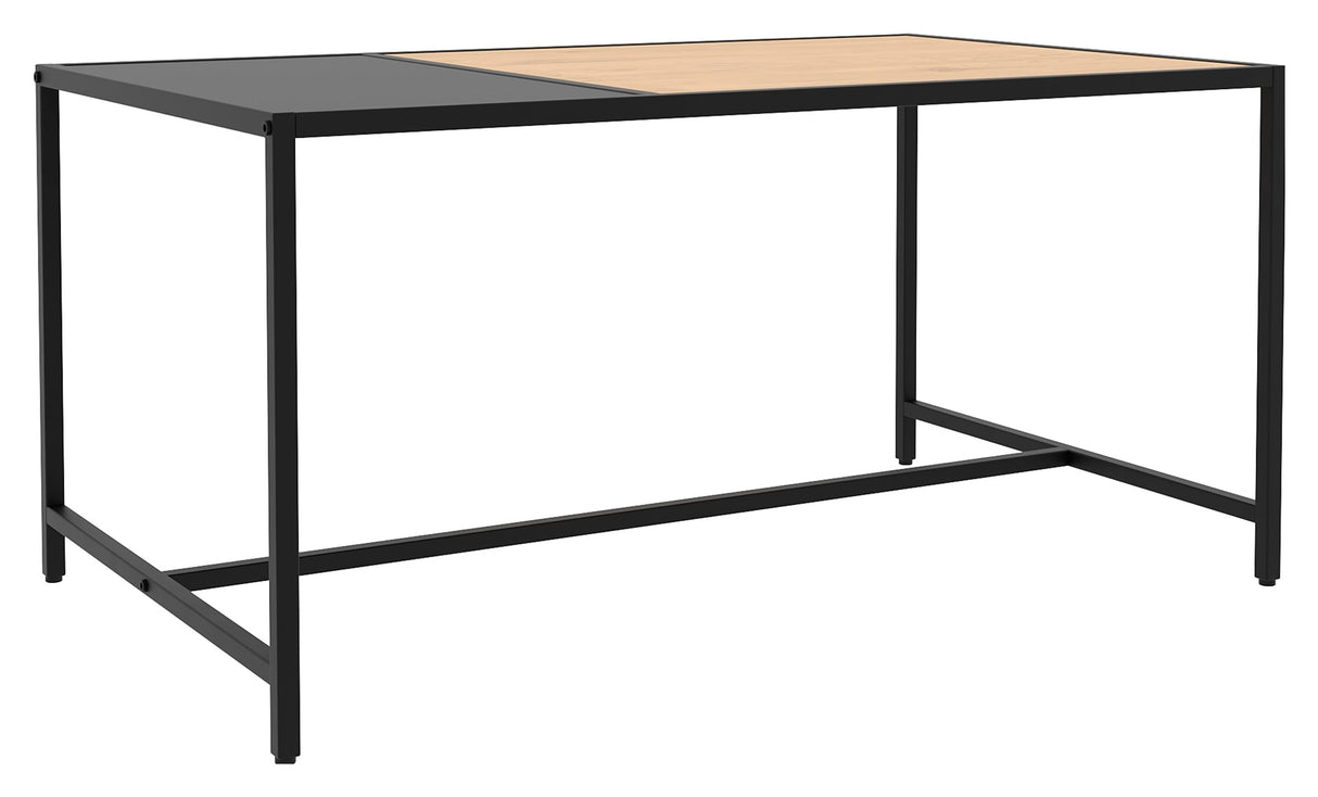 Altino, coffee table 60x100cm - black/oak