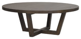 Boxford, coffee table Ø110 - brown/oak