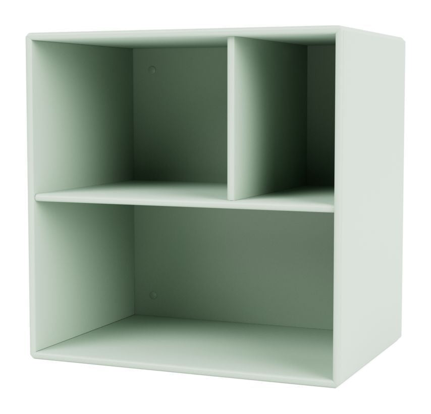 Mini 1302 Shelving Module with shelves, Mist