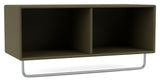 COAT shelf w. clothes rail, 139-Oregano