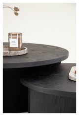 Saltö Coffee table Ø65 - Black