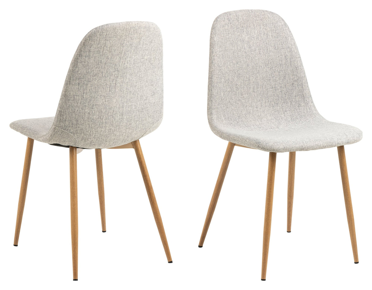 Celia, dining chair - light gray