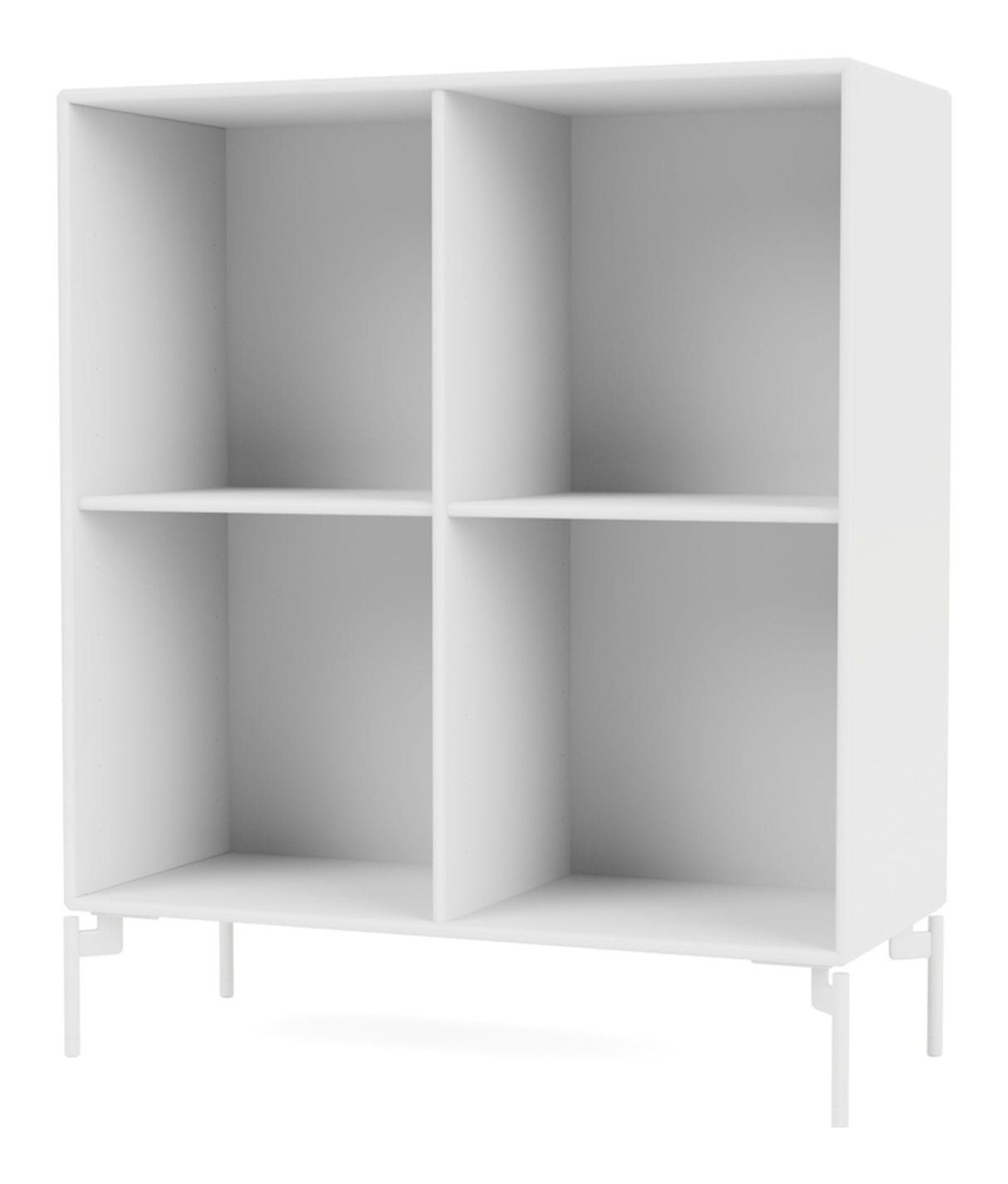 SHOW Bookshelf with white legs, Snow