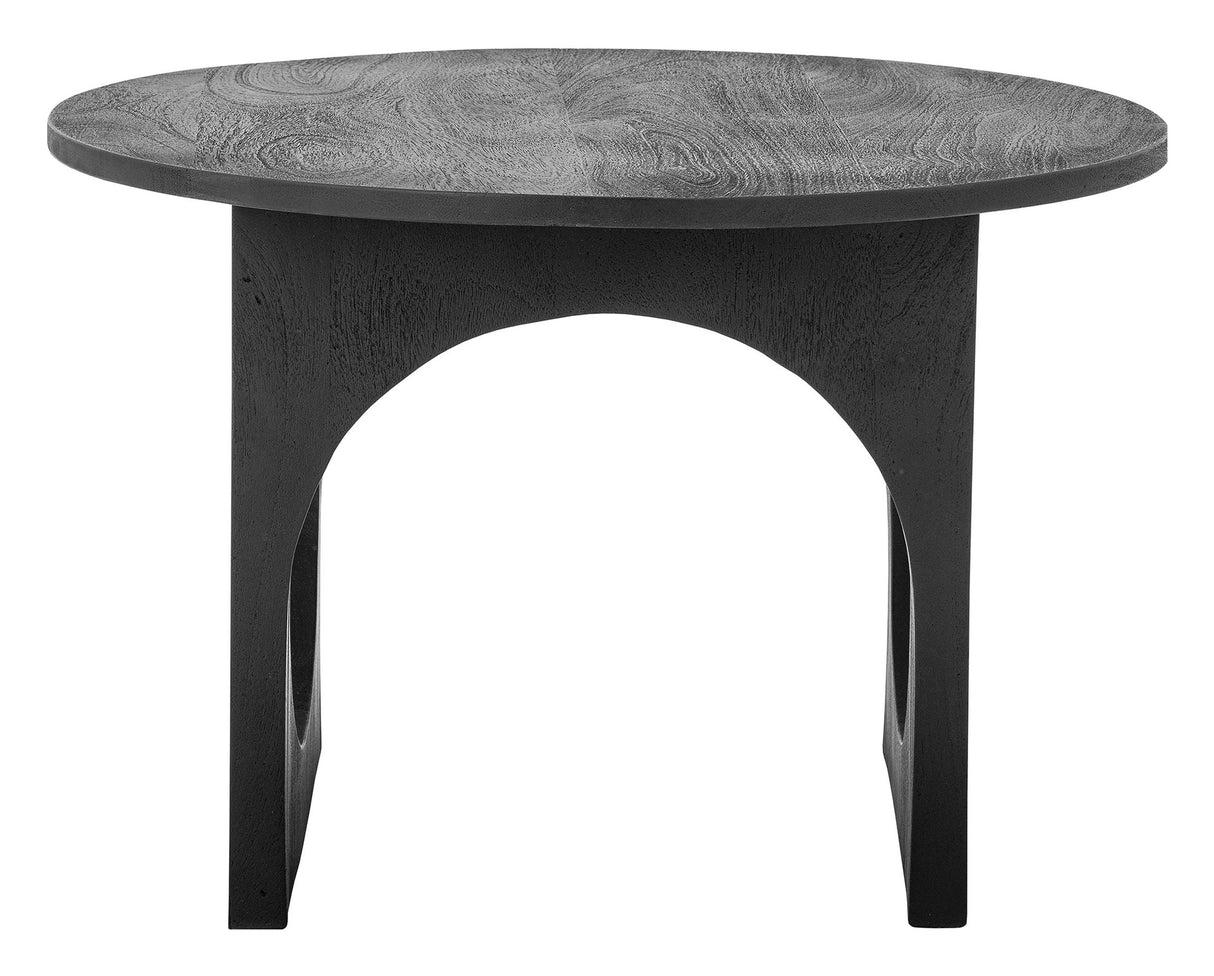 Bloomingville Ulrike Coffee Table, Black, Mango, Ø59