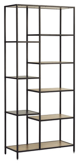 Altino, shelf 180cm - black/oak