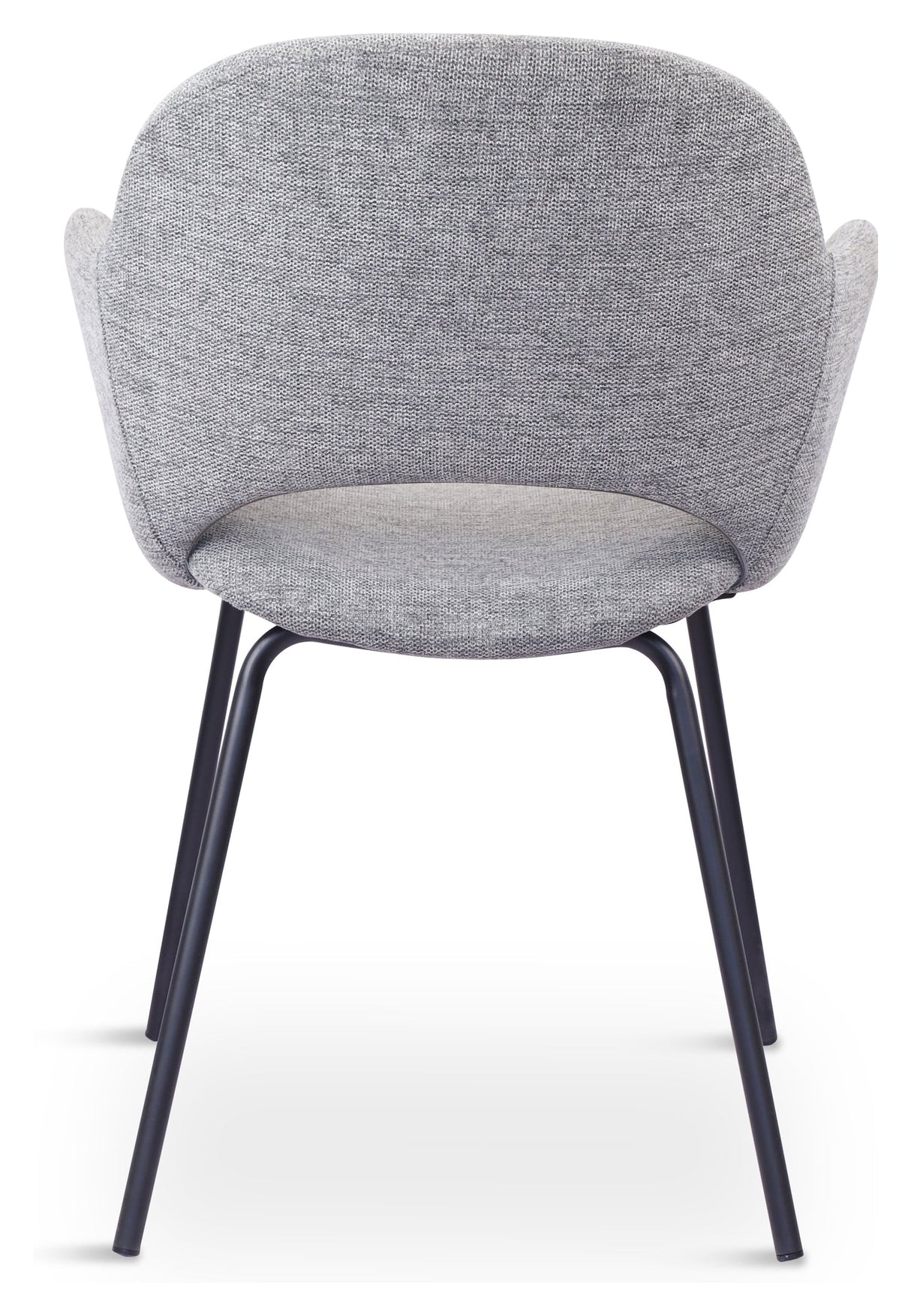 Rowley, dining chair w/armrests – gray