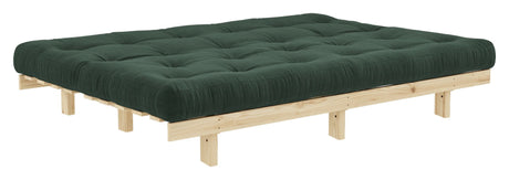 Lean Sofa bed, Pine/Seaweed velvet