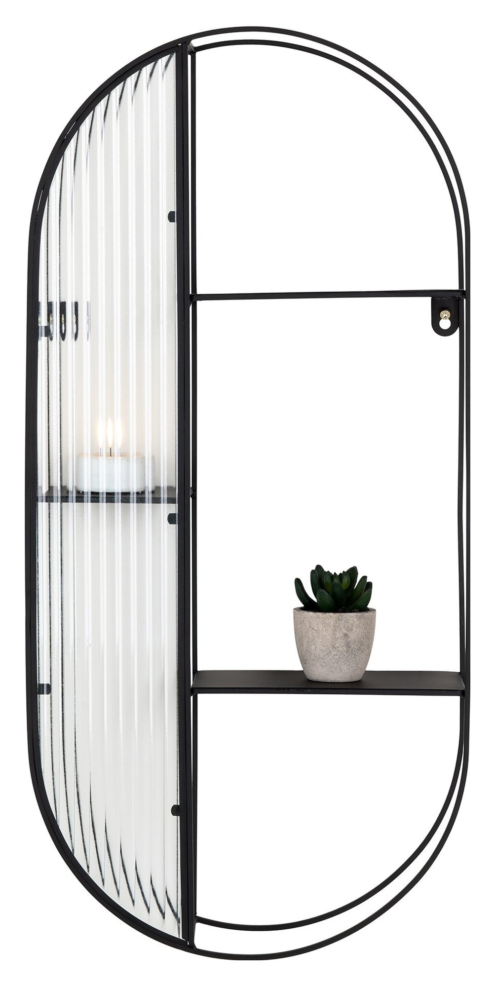 Newcastle, Wall shelf, black