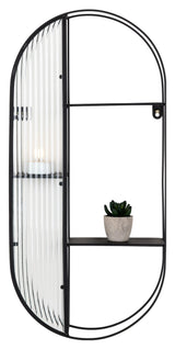 Newcastle, Wall shelf, black