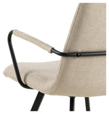 Selina, dining chair w/armrests - beige