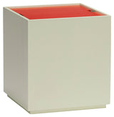 Vault Side Table, light green/red