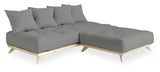 Senza Daybed, Gray/Nature