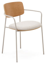 Maureen, dining chair, nature/beige