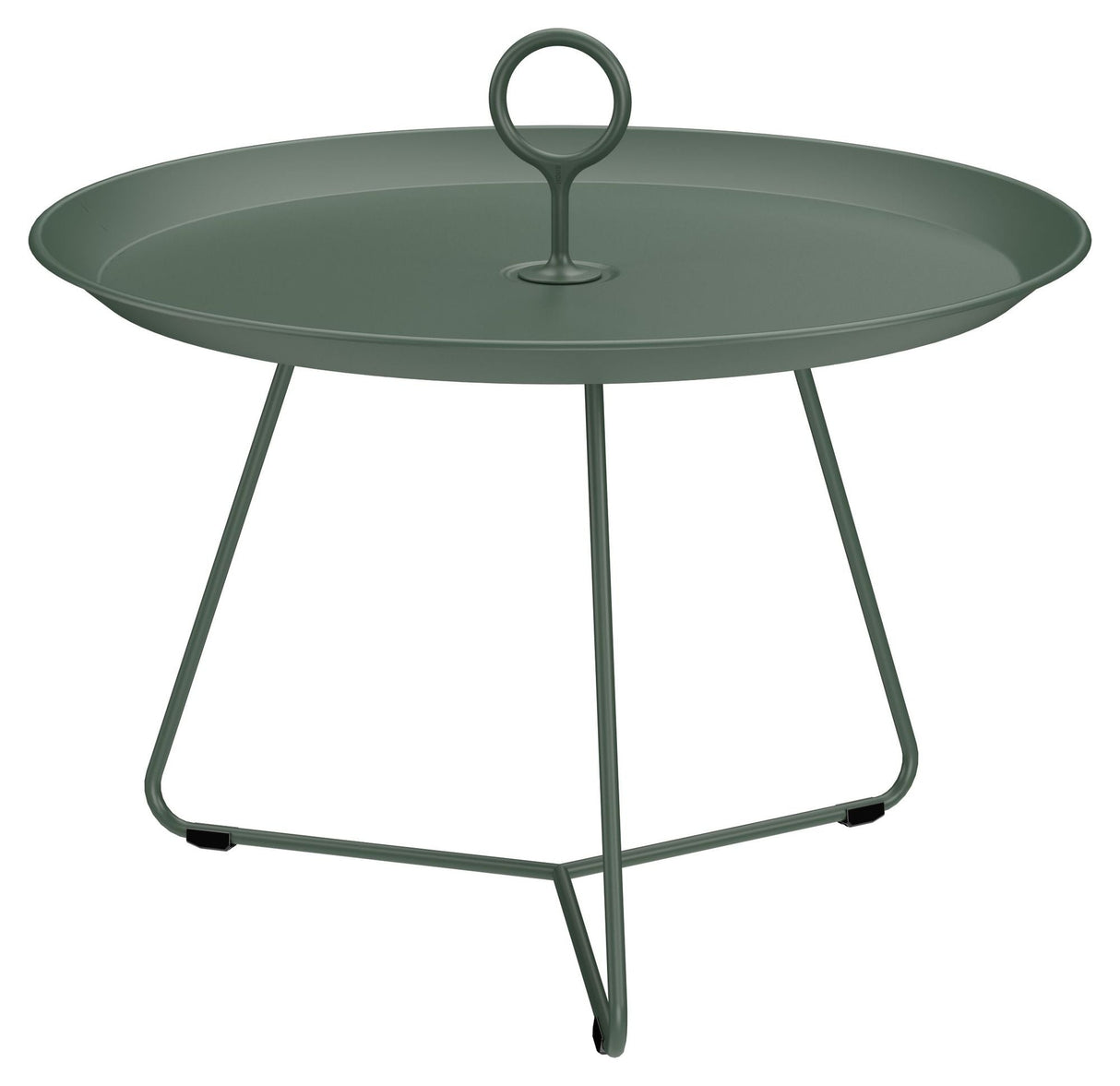 EYELET Tray table, Ø57.5, Green