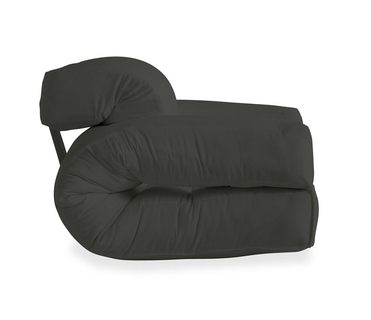 Hippo Out Futon Chair, Dark Gray