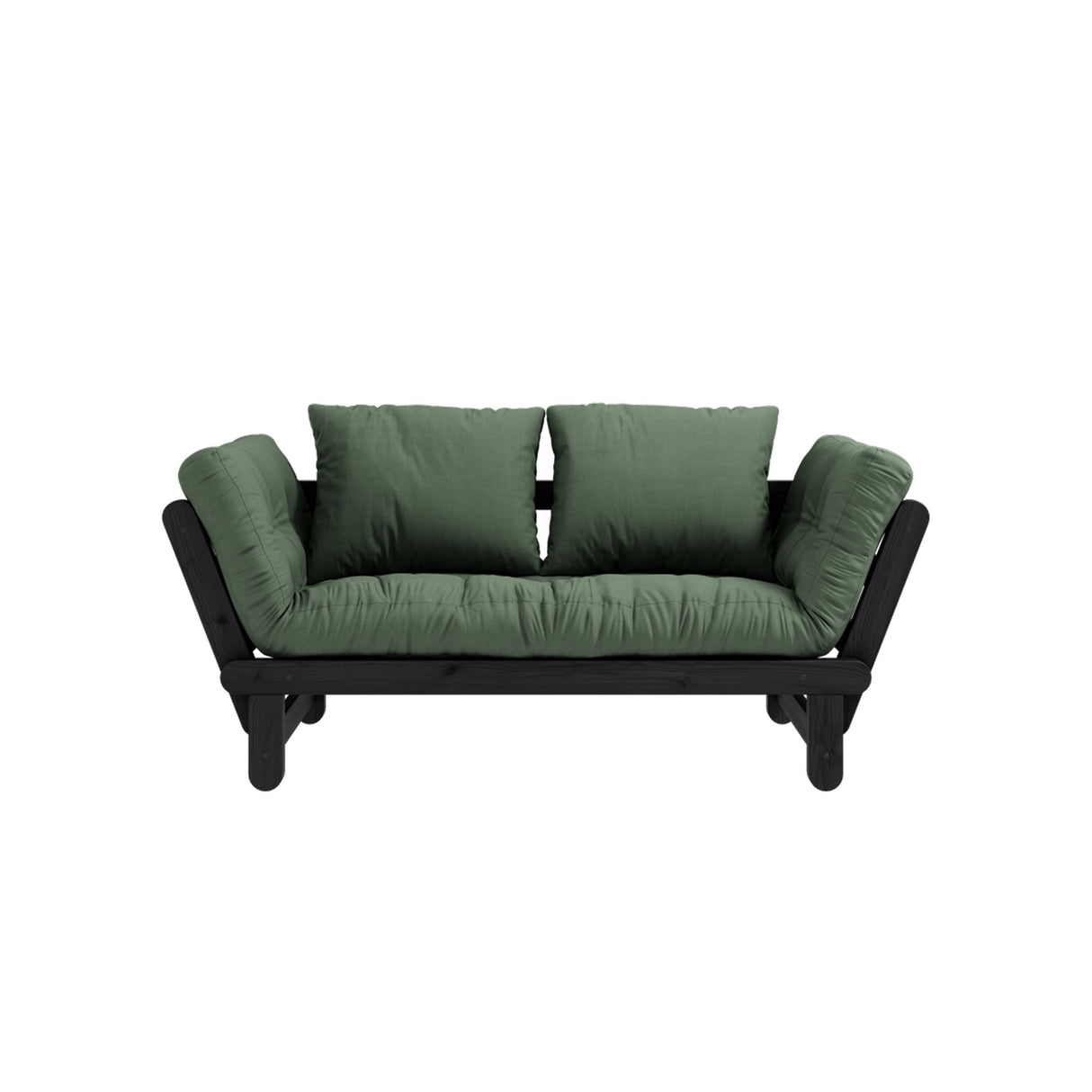 Beat, sofa bed, olive green/black