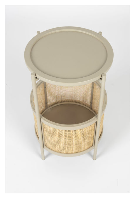 homii Makato Side Table Ø30, Nature/Sand