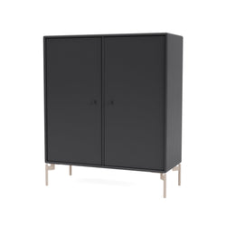 COVER Cabinet with mushroom legs, Anthracite