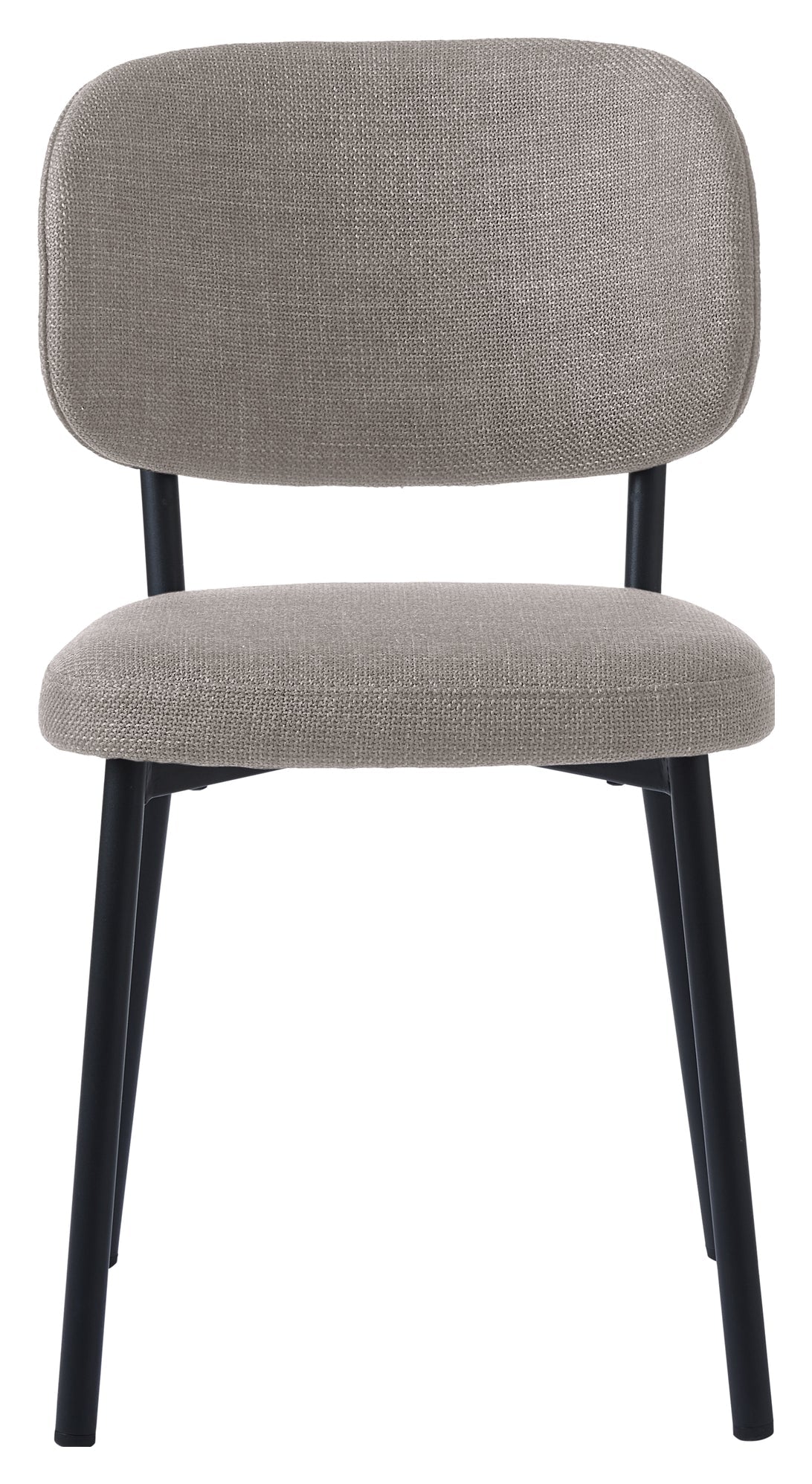 Fowler, dining chair - sand/black