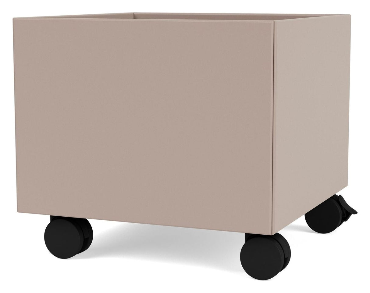 Mini Storage box with wheels, Mushroom