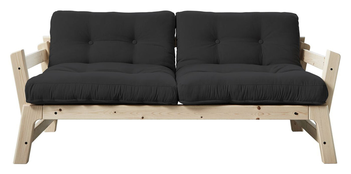 Step Sofa bed, Dark Gray/Nature