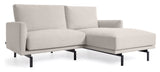 Galene 3-pers. Sofa with right-facing chaise longue, B194, Beige chenille