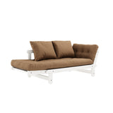 Beat, sofa bed, mocca/white