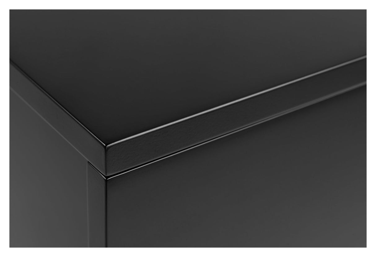 Avignon, bedside table 37cm - black