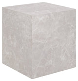 Prague marble/beige Side table, 40cm